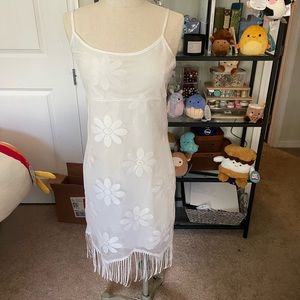 Vintage eye candy fringe dress